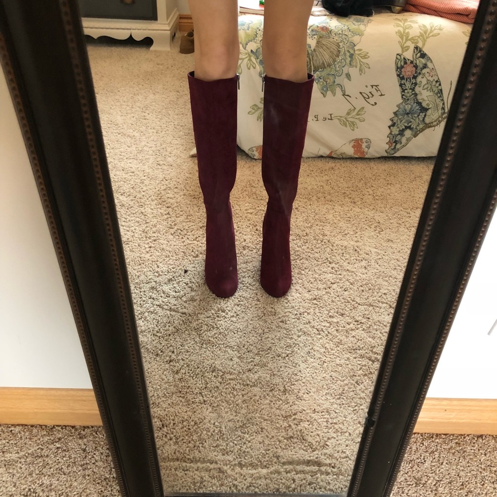 Kenneth Cole suede knee boot